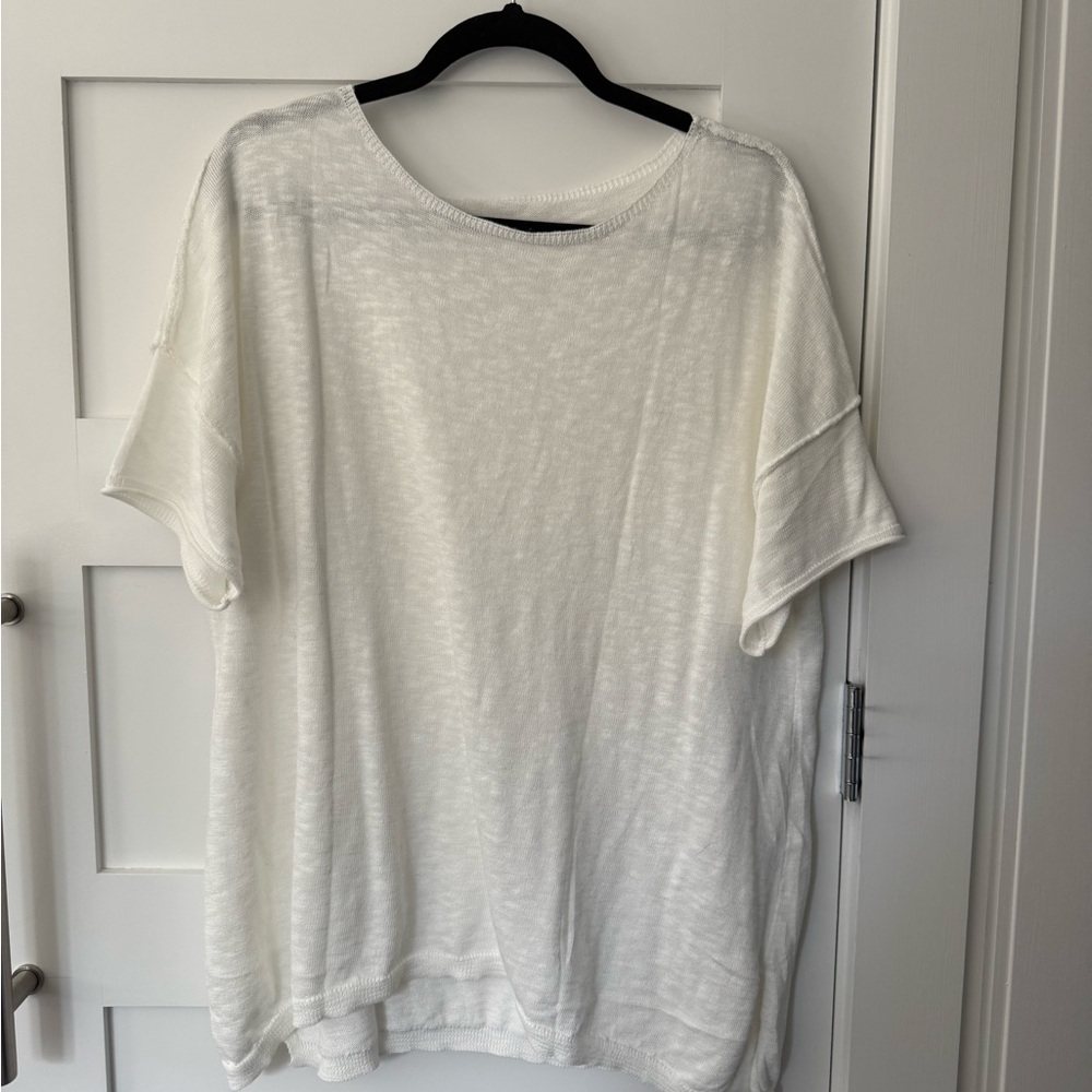 Source Unknown White Short Sleeve Tee